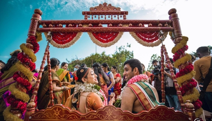 Bride and Groom Special Arrangements in Egmore